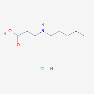 3-(Pentylamino)propanoic acid;hydrochloride - 2377035-78-2