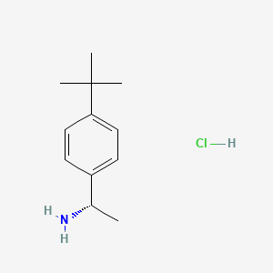 (1S)-1-(4-tert-butylphenyl)ethan-1-amine hydrochloride - 1415303-39-7