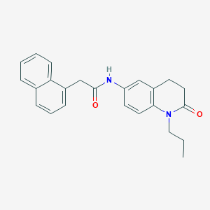 2-(naphthalen-1-yl)-N-(2-oxo-1-propyl-1,2,3,4-tetrahydroquinolin-6-yl)acetamide - 941910-48-1