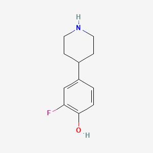 2-Fluoro-4-(piperidin-4-yl)phenol - 1260871-71-3