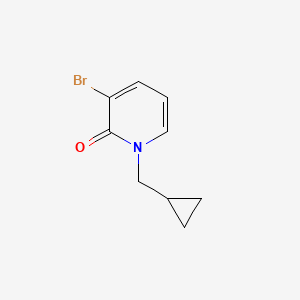 3-Bromo-1-(cyclopropylmethyl)pyridin-2(1H)-one - 1602551-71-2