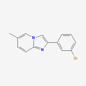 2-(3-Bromophenyl)-6-methylimidazo[1,2-a]pyridine - 419557-42-9