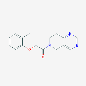 1-(7,8-dihydropyrido[4,3-d]pyrimidin-6(5H)-yl)-2-(o-tolyloxy)ethanone - 1797321-38-0