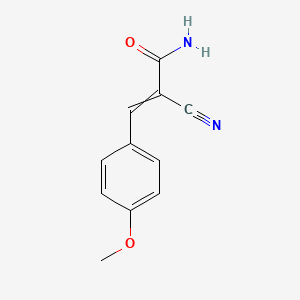 2-Cyano-3-(4-methoxyphenyl)prop-2-enamide - 148238-29-3