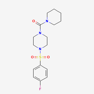 4-[(4-Fluorophenyl)sulfonyl]piperazinyl piperidyl ketone - 712345-24-9
