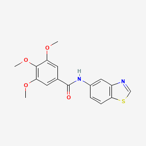 N-(1,3-benzothiazol-5-yl)-3,4,5-trimethoxybenzamide - 942002-60-0