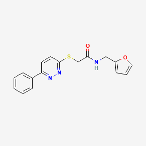 N-Furan-2-ylmethyl-2-(6-phenyl-pyridazin-3-ylsulfanyl)-acetamide - 626222-97-7