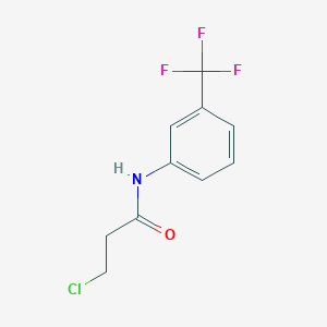 3-chloro-N-[3-(trifluoromethyl)phenyl]propanamide - 17733-86-7