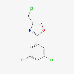 4-(Chloromethyl)-2-(3,5-dichlorophenyl)-1,3-oxazole - 1178476-14-6