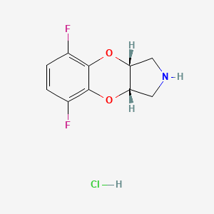 10,13-Difluoro-2,8-dioxa-5-azatricyclo[7.4.0.0,3,7]trideca-1(9),10,12-triene hydrochloride, cis - 1909293-71-5