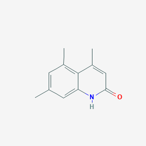 4,5,7-trimethylquinolin-2(1H)-one - 54598-15-1