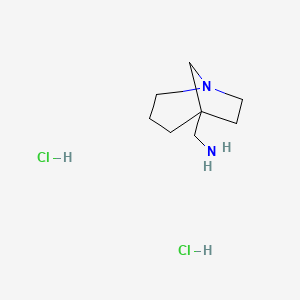 {1-Azabicyclo[3.2.1]octan-5-yl}methanamine dihydrochloride - 1955548-90-9