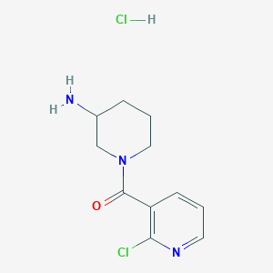 (3-Aminopiperidin-1-yl)(2-chloropyridin-3-yl)methanone hydrochloride - 1353965-62-4