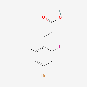 3-(4-Bromo-2,6-difluorophenyl)propanoic acid - 1502404-82-1