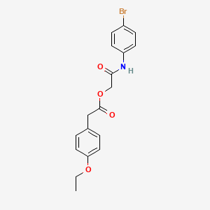 2-[(4-Bromophenyl)amino]-2-oxoethyl (4-ethoxyphenyl)acetate - 926085-98-5