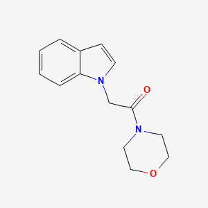 1-(2-morpholin-4-yl-2-oxoethyl)-1H-indole - 677733-57-2