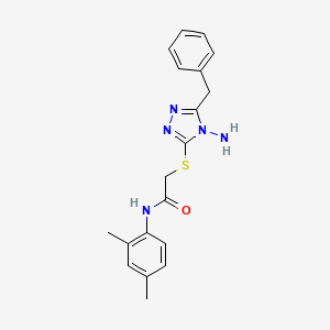 2-[(4-amino-5-benzyl-4H-1,2,4-triazol-3-yl)sulfanyl]-N-(2,4-dimethylphenyl)acetamide - 898624-57-2