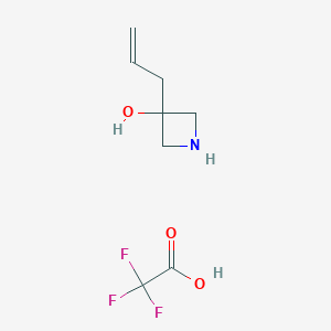 3-(Prop-2-en-1-yl)azetidin-3-ol; trifluoroacetic acid - 2126162-15-8