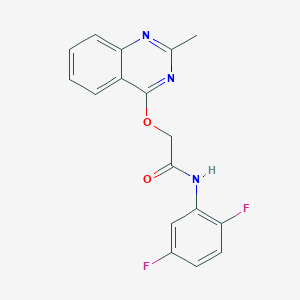 N-(2,5-difluorophenyl)-2-[(2-methylquinazolin-4-yl)oxy]acetamide - 1002496-92-5