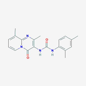 1-(2,9-dimethyl-4-oxo-4H-pyrido[1,2-a]pyrimidin-3-yl)-3-(2,4-dimethylphenyl)urea - 1060243-11-9