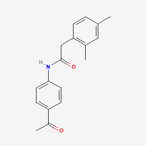 N-(4-acetylphenyl)-2-(2,4-dimethylphenyl)acetamide - 899731-61-4