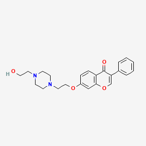 7-[2-[4-(2-Hydroxyethyl)piperazin-1-yl]ethoxy]-3-phenylchromen-4-one - 903870-88-2