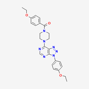 (4-ethoxyphenyl)(4-(3-(4-ethoxyphenyl)-3H-[1,2,3]triazolo[4,5-d]pyrimidin-7-yl)piperazin-1-yl)methanone - 920376-80-3