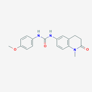 1-(4-Methoxyphenyl)-3-(1-methyl-2-oxo-1,2,3,4-tetrahydroquinolin-6-yl)urea - 1171866-30-0
