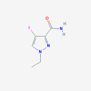 1-Ethyl-4-iodo-1H-pyrazole-3-carboxamide - 1354705-98-8
