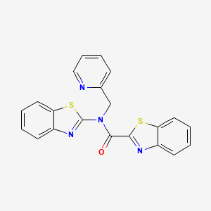 N-(benzo[d]thiazol-2-yl)-N-(pyridin-2-ylmethyl)benzo[d]thiazole-2-carboxamide - 886902-72-3