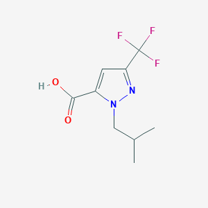 1-isobutyl-3-(trifluoromethyl)-1H-pyrazole-5-carboxylic acid - 2090994-89-9