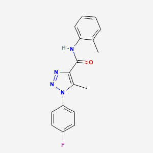 1-(4-fluorophenyl)-5-methyl-N-(2-methylphenyl)-1H-1,2,3-triazole-4-carboxamide - 892291-15-5