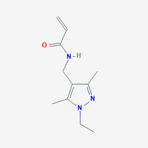 N-[(1-ETHYL-3,5-DIMETHYL-1H-PYRAZOL-4-YL)METHYL]ACRYLAMIDE - 2286471-79-0