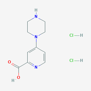 4-(Piperazin-1-yl)pyridine-2-carboxylic acid dihydrochloride - 1955522-65-2