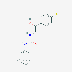 1-((1R,3s)-adamantan-1-yl)-3-(2-hydroxy-2-(4-(methylthio)phenyl)ethyl)urea - 1448131-36-9