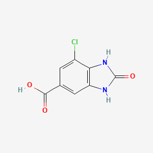 7-chloro-2-oxo-2,3-dihydro-1H-benzo[d]imidazole-5-carboxylic acid - 1301214-58-3