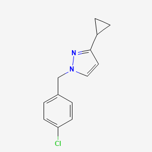1-(4-chlorobenzyl)-3-cyclopropyl-1H-pyrazole - 956796-63-7