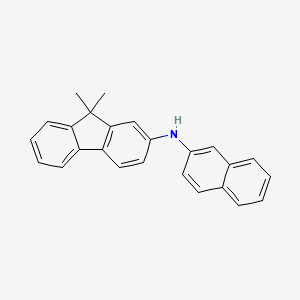 9,9-dimethyl-N-(naphthalen-2-yl)-9H-fluoren-2-amine - 1263001-82-6