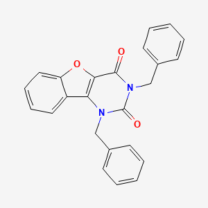 1,3-Dibenzyl-[1]benzofuro[3,2-d]pyrimidine-2,4-dione - 892420-02-9