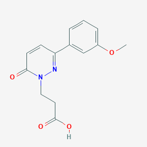 3-[3-(3-methoxyphenyl)-6-oxopyridazin-1(6H)-yl]propanoic acid - 1255784-94-1