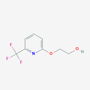 2-((6-(Trifluoromethyl)pyridin-2-yl)oxy)ethan-1-ol - 1607268-76-7