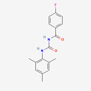 4-fluoro-N-(mesitylcarbamoyl)benzamide - 897838-91-4