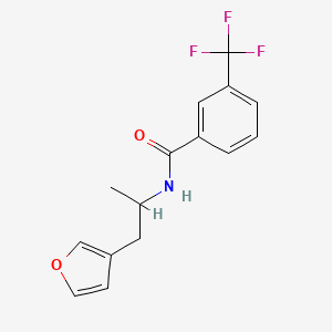 N-[1-(furan-3-yl)propan-2-yl]-3-(trifluoromethyl)benzamide - 1798542-88-7