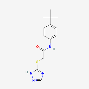 N-(4-tert-butylphenyl)-2-(1H-1,2,4-triazol-3-ylsulfanyl)acetamide - 717130-47-7