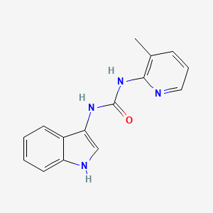 1-(1H-indol-3-yl)-3-(3-methylpyridin-2-yl)urea - 899990-17-1