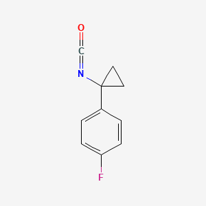 1-Fluoro-4-(1-isocyanatocyclopropyl)benzene - 1226416-14-3