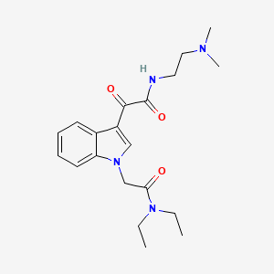 2-(1-(2-(diethylamino)-2-oxoethyl)-1H-indol-3-yl)-N-(2-(dimethylamino)ethyl)-2-oxoacetamide - 872848-61-8