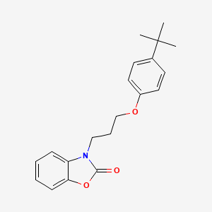 3-(3-(4-(tert-butyl)phenoxy)propyl)benzo[d]oxazol-2(3H)-one - 609335-38-8