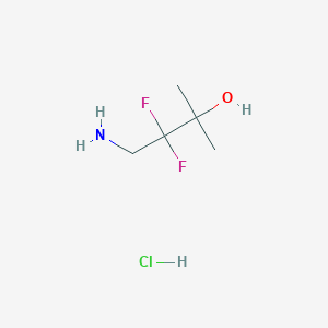 4-Amino-3,3-difluoro-2-methylbutan-2-OL hcl - 2089649-04-5