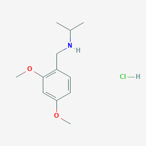 [(2,4-Dimethoxyphenyl)methyl](propan-2-yl)amine hydrochloride - 1158428-52-4